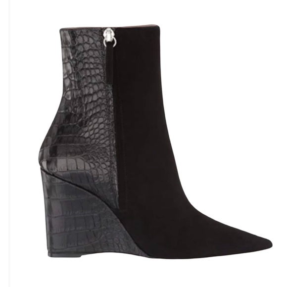 NWT- Giuseppe Zanotti Wedged Bootie - Picture 4 of 11